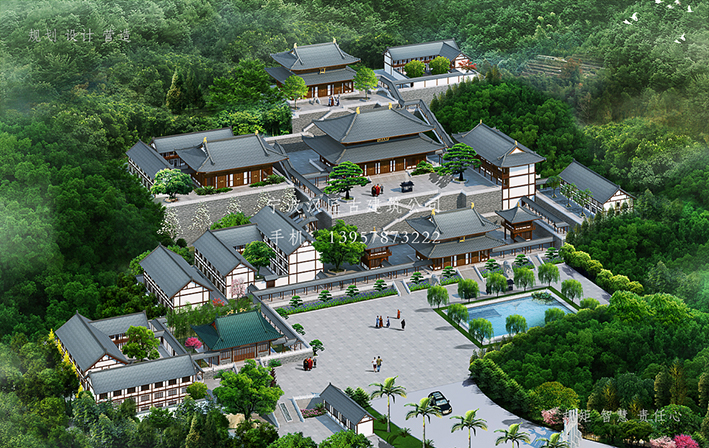 志蓮凈苑—古建筑設計唐式風格的典范