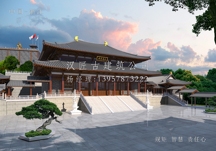志蓮凈苑—古建筑設計唐式風格的典范