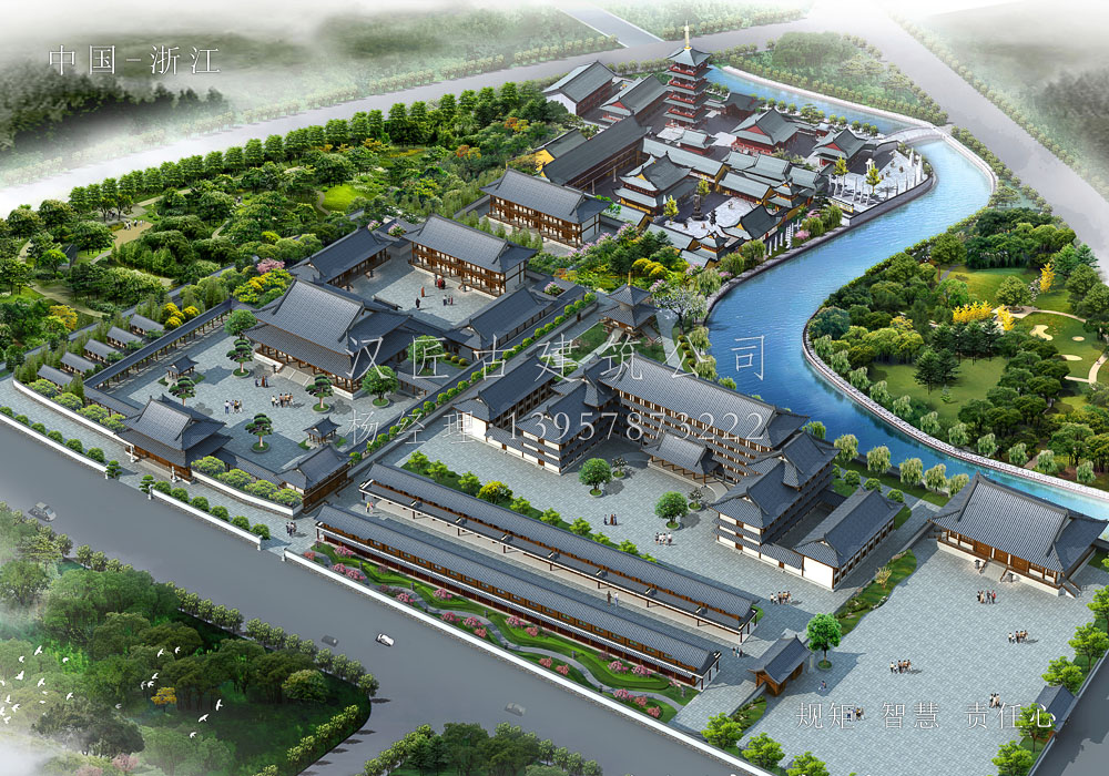 志蓮凈苑—古建筑設計唐式風格的典范